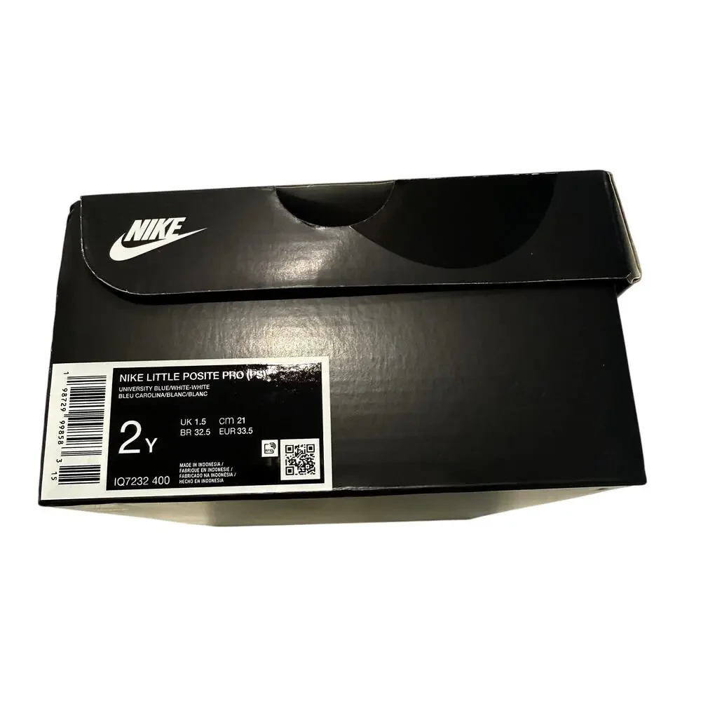Nike Little Posite Pro (PS) in University Blue, Size 2Y